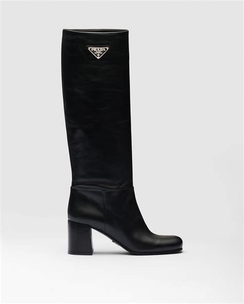 saks fifth avenue prada boots|thigh high Prada boots.